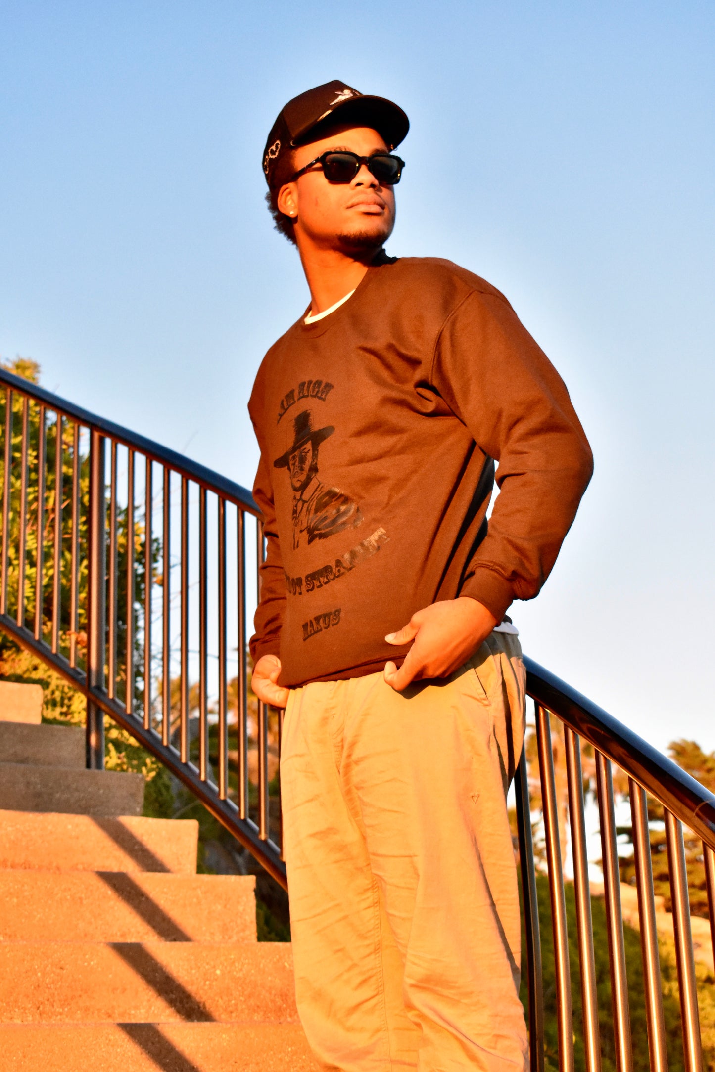 Brown Cowboy Crewneck